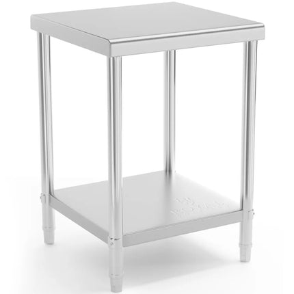 Royal Catering Table, central steel worktop with shelf 80 x 60 cm – image 8