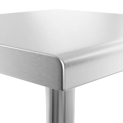 Royal Catering Table, central steel worktop with shelf 80 x 60 cm – image 9