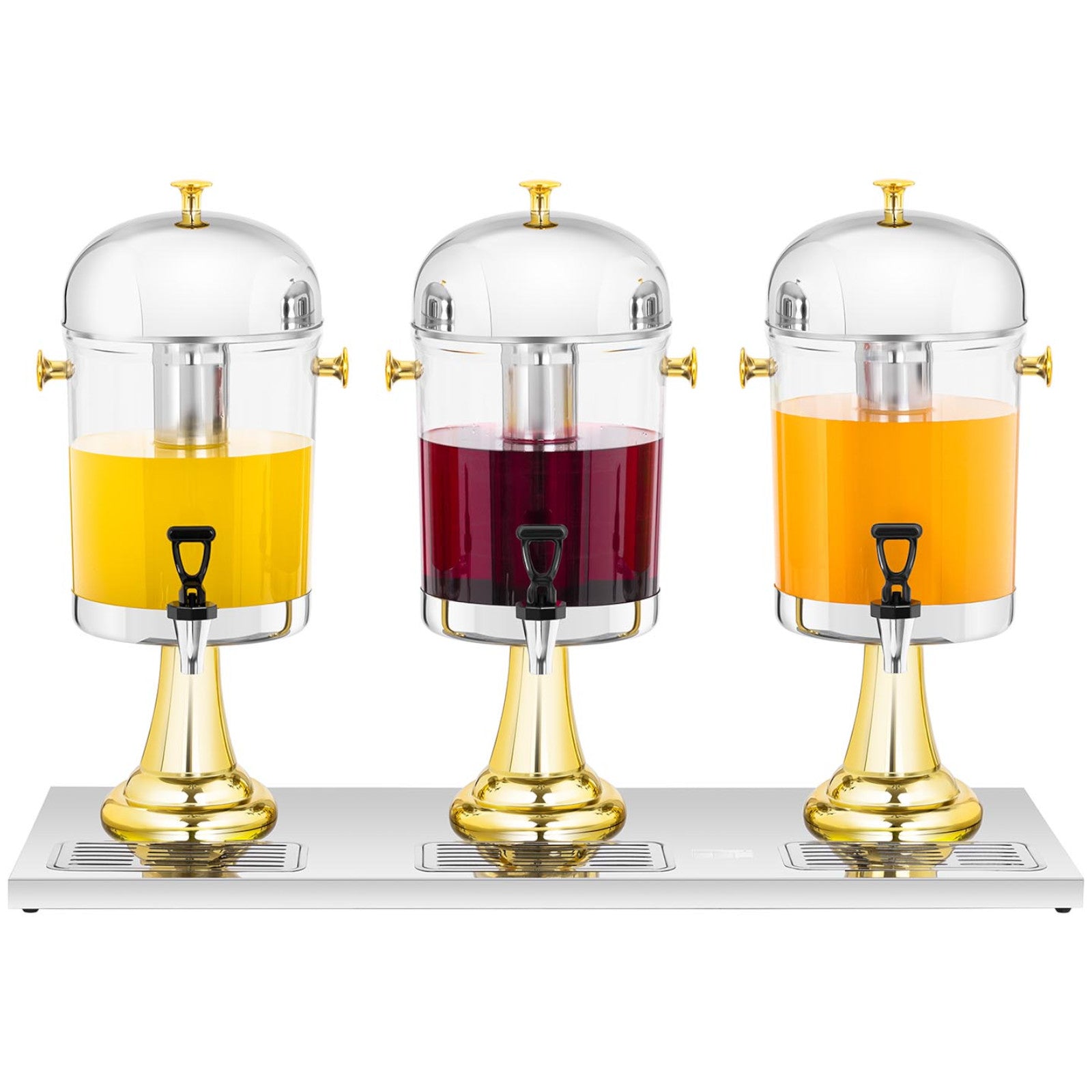 Royal Catering Cooling buffet dispenser for juices and drinks, triple, 3 x 8 l – image 4