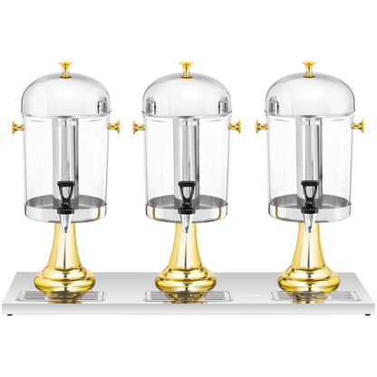 Royal Catering Cooling buffet dispenser for juices and drinks, triple, 3 x 8 l – image 5