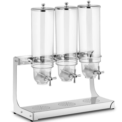 Royal Catering Dispenser for rice cereal candy transparent triple 10.5 l – image 2