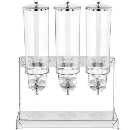 Royal Catering Dispenser for rice cereal candy transparent triple 10.5 l – image 5