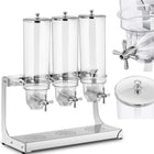 Royal Catering Dispenser for rice cereal candy transparent triple 10.5 l