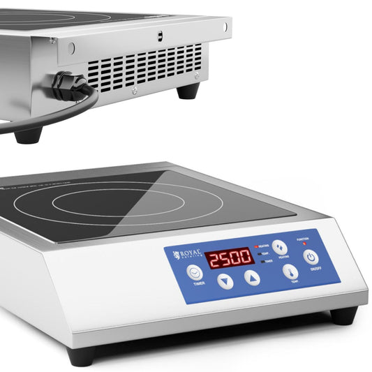 Royal Catering Inductive plate stove 1 heating field wd. 28 cm LED 3500 W