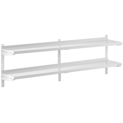 Royal Catering Wall shelf hanging double gastronomy with STAL adjustment 100 x 30 cm – image 6
