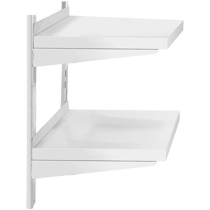 Royal Catering Wall shelf hanging double gastronomy with STAL adjustment 100 x 30 cm – image 11