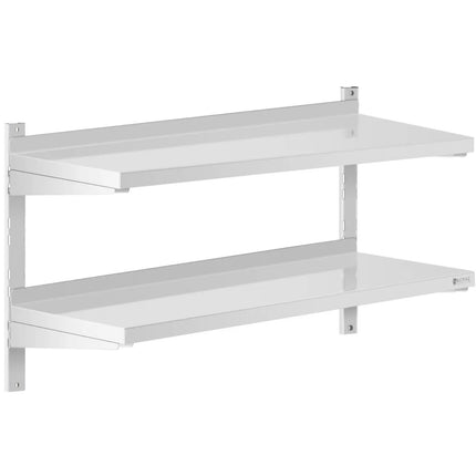 Royal Catering Double, adjustable, hanging catering wall shelf, STEEL, 180 x 40 cm – image 6