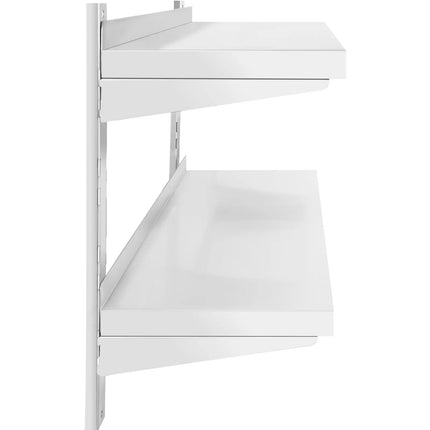 Royal Catering Double, adjustable, hanging catering wall shelf, STEEL, 180 x 40 cm – image 7