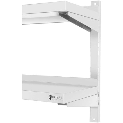 Royal Catering Wall shelf hanging double gastronomy with STAL adjustment 100 x 30 cm – image 16