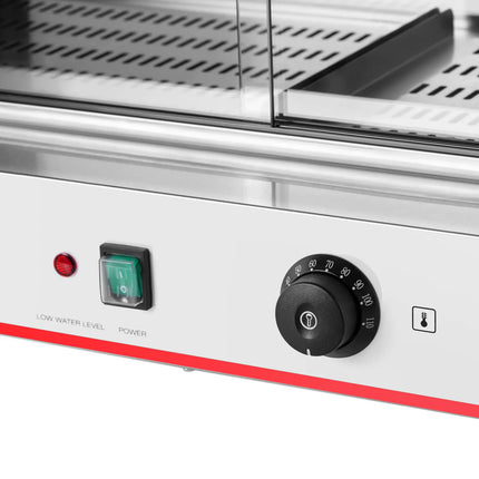Royal Catering Heater, heating display for hot dogs, for 300 sausages, 100 buns, 30 - 110 C, 2400 W – image 3