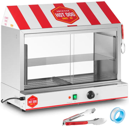 Royal Catering Heater, heating display for hot dogs, for 300 sausages, 100 buns, 30 - 110 C, 2400 W