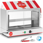 Royal Catering Heater, heating display for hot dogs, for 300 sausages, 100 buns, 30 - 110 C, 2400 W