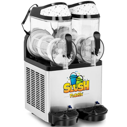Royal Catering Granitor Slush Drinking Machine Sorret Smoothies Double 600 W 2 x 10 L – image 2