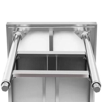 Royal Catering Table, stainless steel worktop with 2 shelves, 150x60cm – image 3
