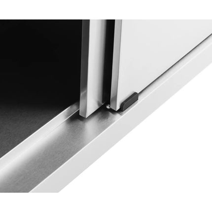 Royal Catering Table, wall-mounted worktop with cabinet and sliding door edge, 150 x 70 cm – image 11