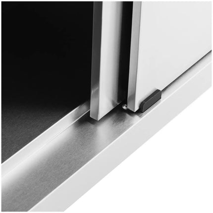 Royal Catering Table, wall-mounted worktop with cabinet and sliding door edge, 150 x 70 cm – image 17