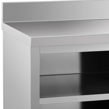 Royal Catering Table, wall-mounted worktop with cabinet and sliding door edge, 150 x 70 cm – image 18