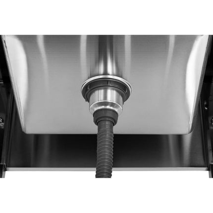 Royal Catering Single-chamber dining pool sink with shelf and a rand 70 x 70 x 95 cm – image 3