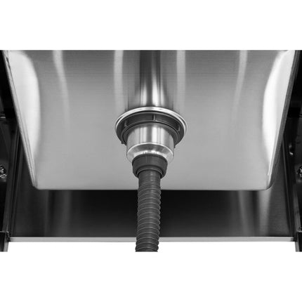 Royal Catering Sink dining pool with shelf and a Rand of 60 x 60 x 94 cm – image 3