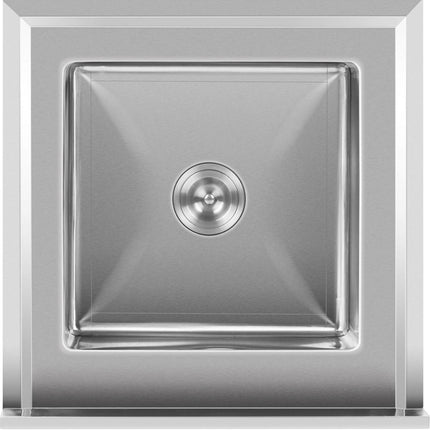 Royal Catering Sink dining pool with shelf and a Rand of 60 x 60 x 94 cm – image 4