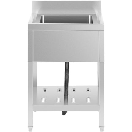 Royal Catering Sink dining pool with shelf and a Rand of 60 x 60 x 94 cm – image 6