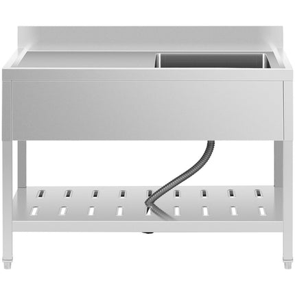 Royal Catering Sink one-chamber dining pool with shelf and a right-row front 120 x 60 x 94.5 cm – image 6