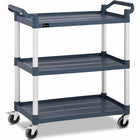 Royal Catering Service waiter's trolley, 3 plastic shelves, 84 x 49 cm, up to 150 kg