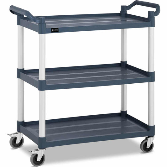 Royal Catering Service waiter's trolley, 3 plastic shelves, 84 x 49 cm, up to 150 kg