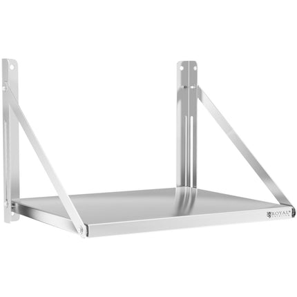 Royal Catering Wall culinary shelf composed of stainless steel up to 40 kg 60 x 45 cm – image 2