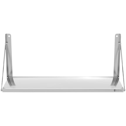 Royal Catering Wall dining shelf composed of stainless steel up to 40 kg 100 x 30 cm – image 6