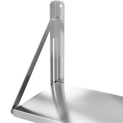 Royal Catering Wall dining rack composed of stainless steel up to 40 kg 80 x 30 cm – image 4