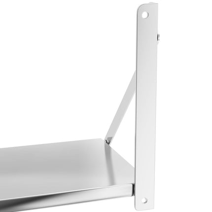 Royal Catering Wall dining rack composed of stainless steel up to 40 kg 80 x 30 cm – image 5