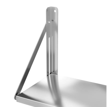 Royal Catering Foldable stainless steel catering wall shelf up to 40 kg, 60 x 30 cm – image 4
