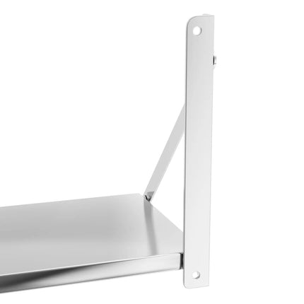 Royal Catering Foldable stainless steel catering wall shelf up to 40 kg, 60 x 30 cm – image 5