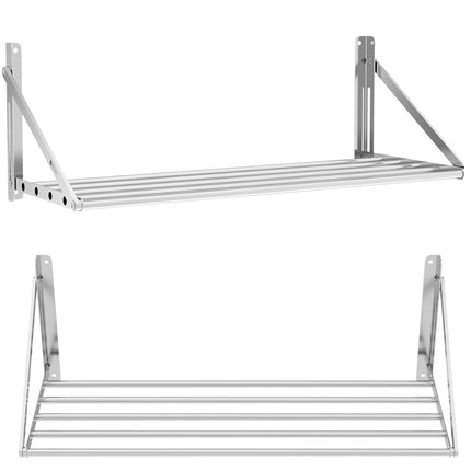 Royal Catering Wall shelf composed of stainless steel up to 40 kg 80 x 30 cm – image 7