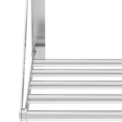 Royal Catering Wall shelf, hanging, stainless steel, foldable, 120 x 45 cm – image 11