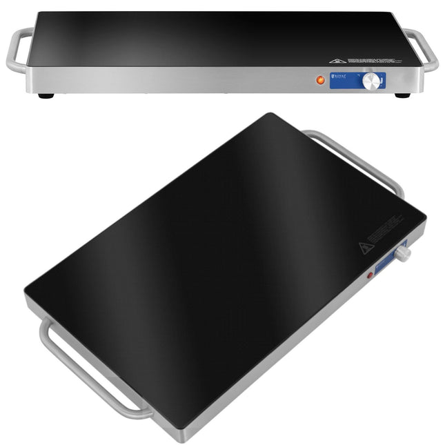Royal Catering Plate of heating tray glass catering with adjustable power 60-105 C 240 W