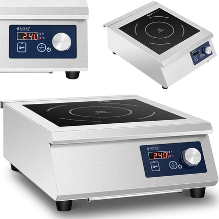 Royal Catering stove induction plate adjustable portable wed. 33 cm 5000 W