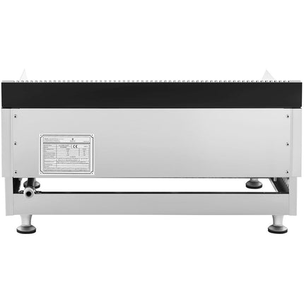 Royal Catering Gas grill double smooth cast iron stainless gas 2x 3.1 kW 0.02 bar 60 x 40 cm – image 5