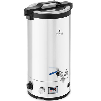 Royal Catering Boiler-boiler for brewing of beer with a timer of stainless steel 30-110C LED 2500 W 30 l – image 2