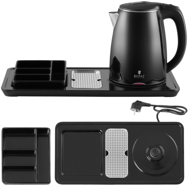 Royal Catering Hotel welcome kettle electric tray 1.2 l