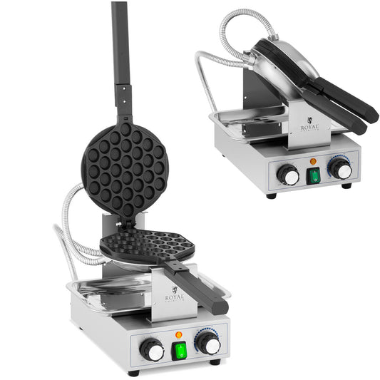 Royal Catering Waffle bubble waffle TEFLON 1400 W