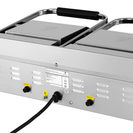 Royal Catering Double-sided, grooved contact grill 3600 W – image 4