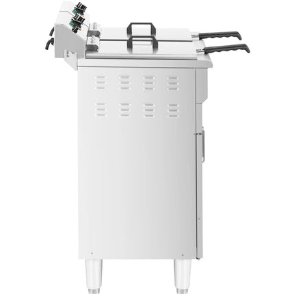 Royal Catering Double free-standing electric fryer with cabinet 400 V 10000 W 26 l – image 8