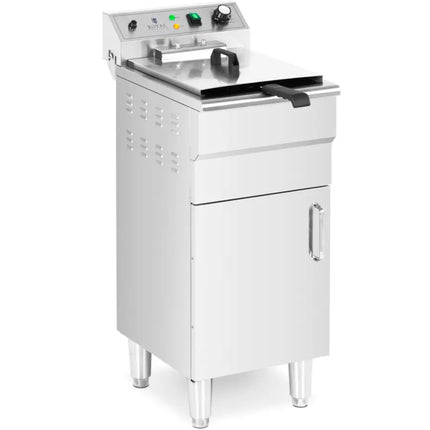 Royal Catering Free-standing electric fryer with cabinet 400 V 5000 W 13 l – image 2