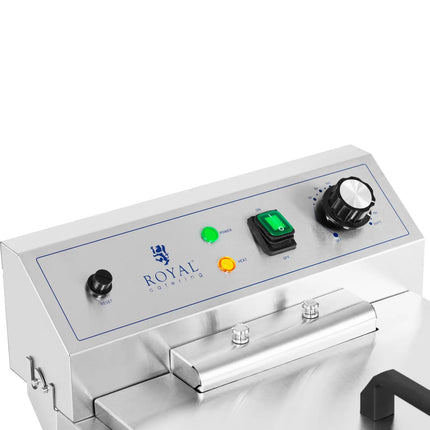 Royal Catering Free-standing electric fryer with cabinet 400 V 5000 W 13 l – image 3
