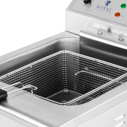 Royal Catering Free-standing electric fryer with cabinet 400 V 5000 W 13 l – image 5