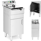 Royal Catering Free-standing electric fryer with cabinet 400 V 5000 W 13 l