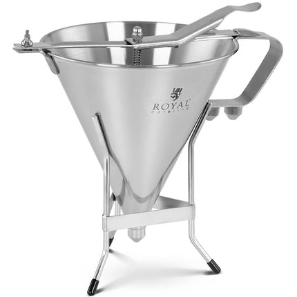 Royal Catering Dispenser gun for cream sauces on stainless steel stand + 3 nozzles 1.8 l – image 2