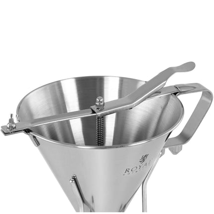 Royal Catering Dispenser gun for cream sauces on stainless steel stand + 3 nozzles 1.8 l – image 3
